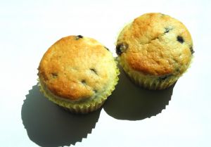 Csokis-aszalt sárgabarackos muffin